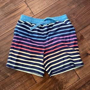 Kids Primary Swim Trunks Sunwashed Rainbow